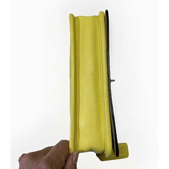 Coach Legacy Leather Yellow Pink Penny Crossbody Purse 19914 Tassel Dinky - Picture 7 of 10